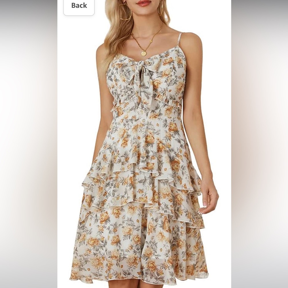 Yellow Floral Dress BRAND NEW